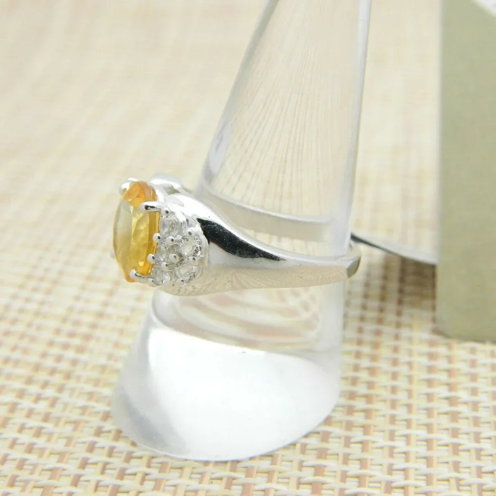 Rio Grande Citrine White Topaz Sterling Silver